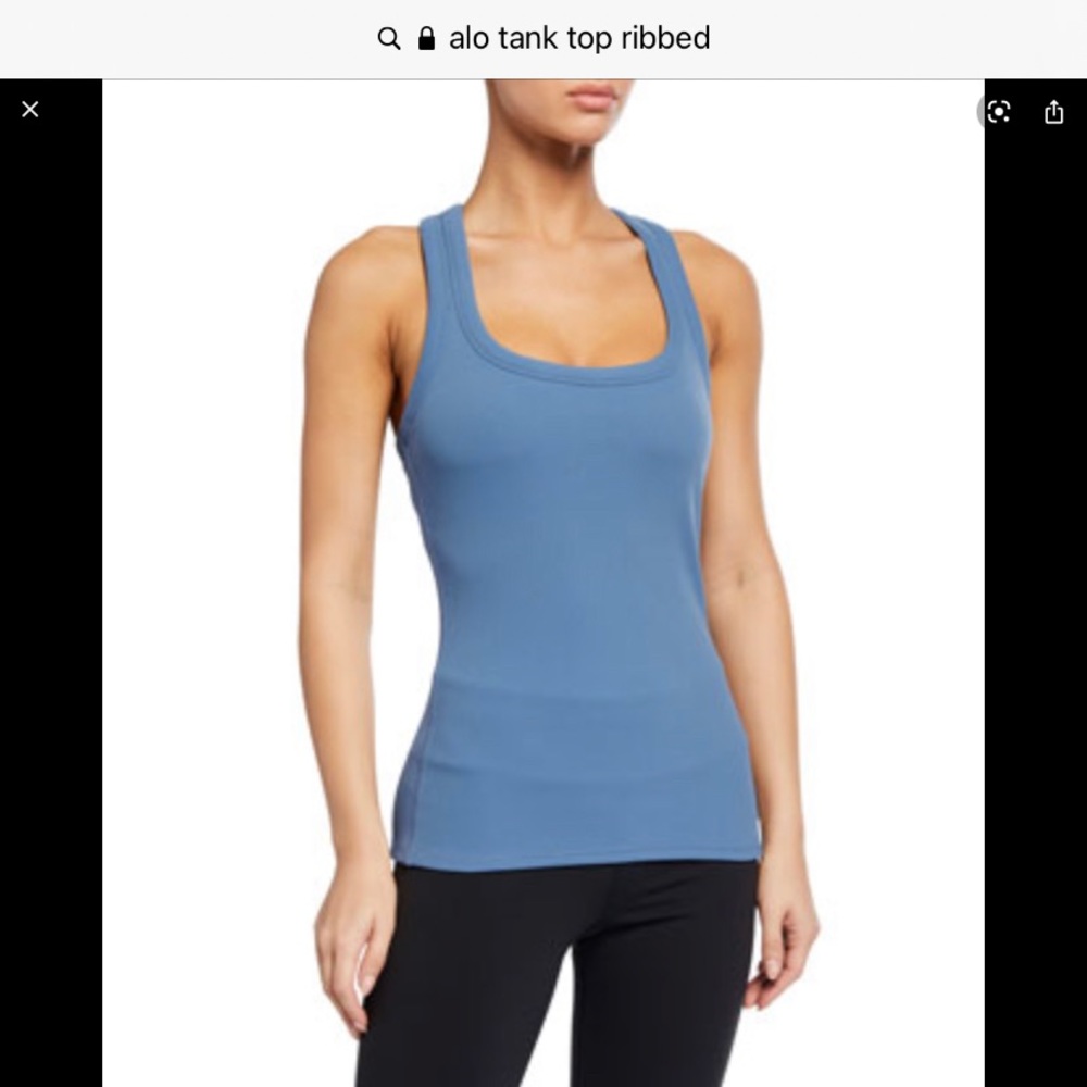 Alo Yoga Women’s Ribbed Support Tank Top